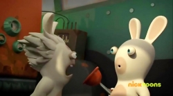 انیمیشن خرگوش های بازیگوش قسمت 348 - rabbids invasion